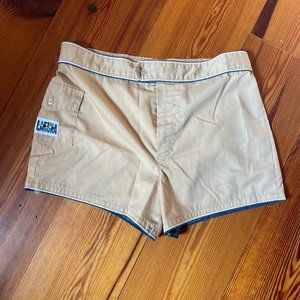 Mens Vintage Swim Shorts, S/M